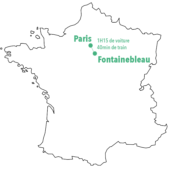 Quitter Paris pour Fontainebleau