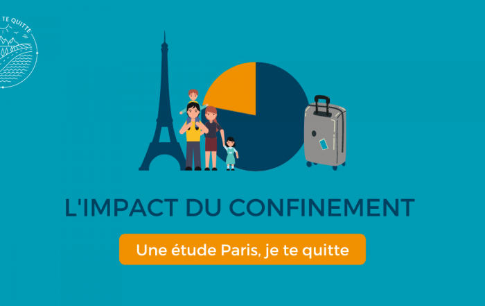 étude impact confinement quitter paris