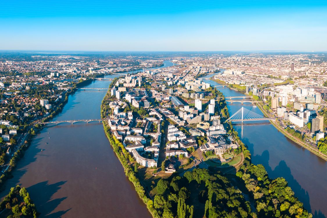 Nantes vu du ciel