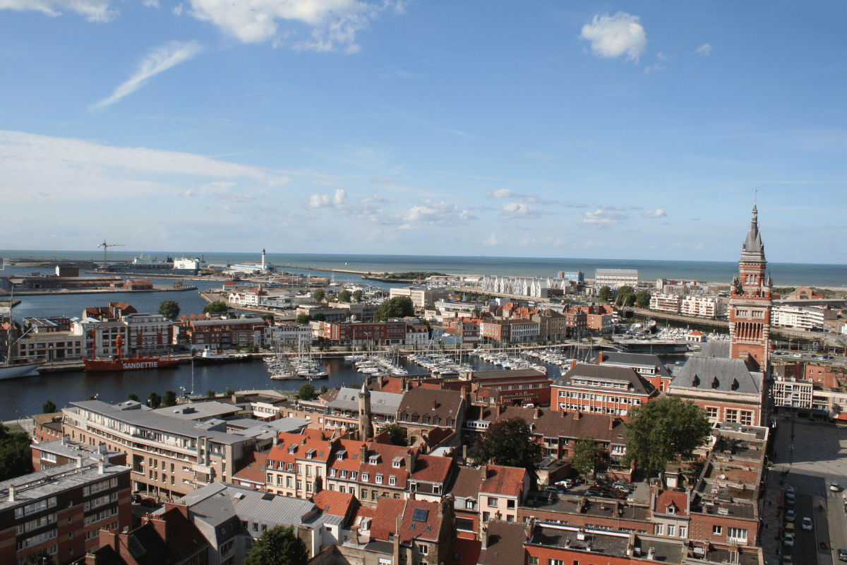 ville de Dunkerque dans le Nord de la France