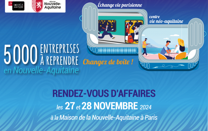 Reprise d'entreprise en Nouvelle-Aquitaine