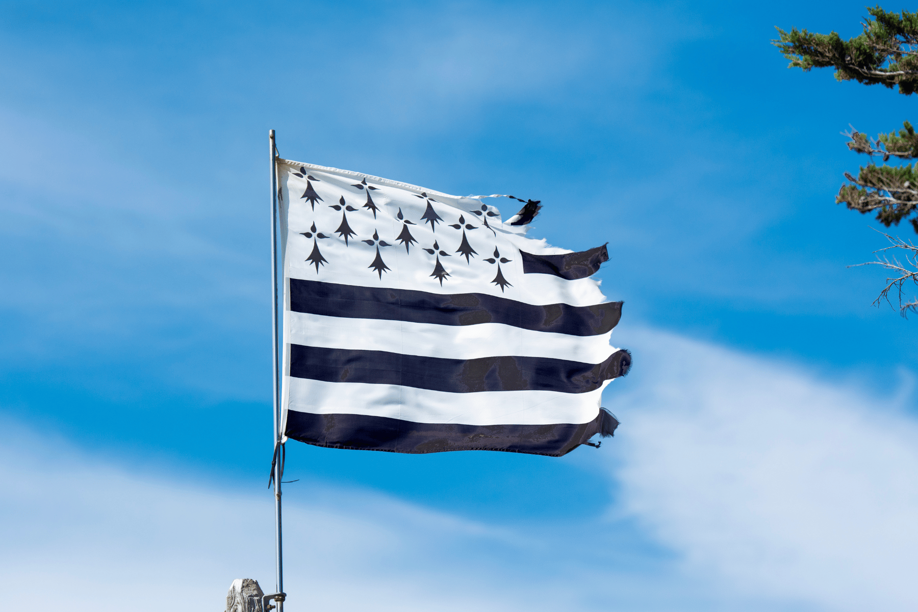 drapeau de la région bretagne pour un nouveau départ