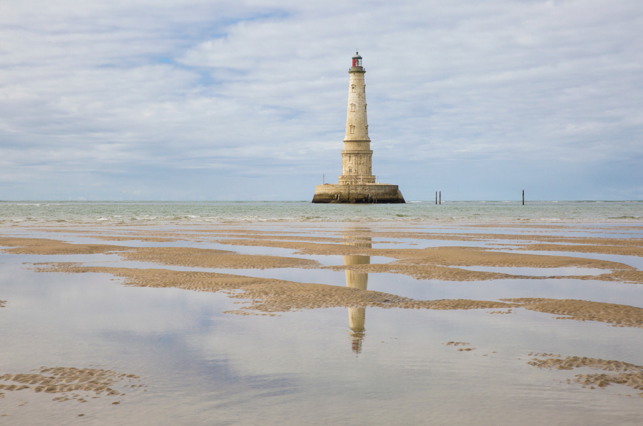 Phare de Cordouan à marée basse