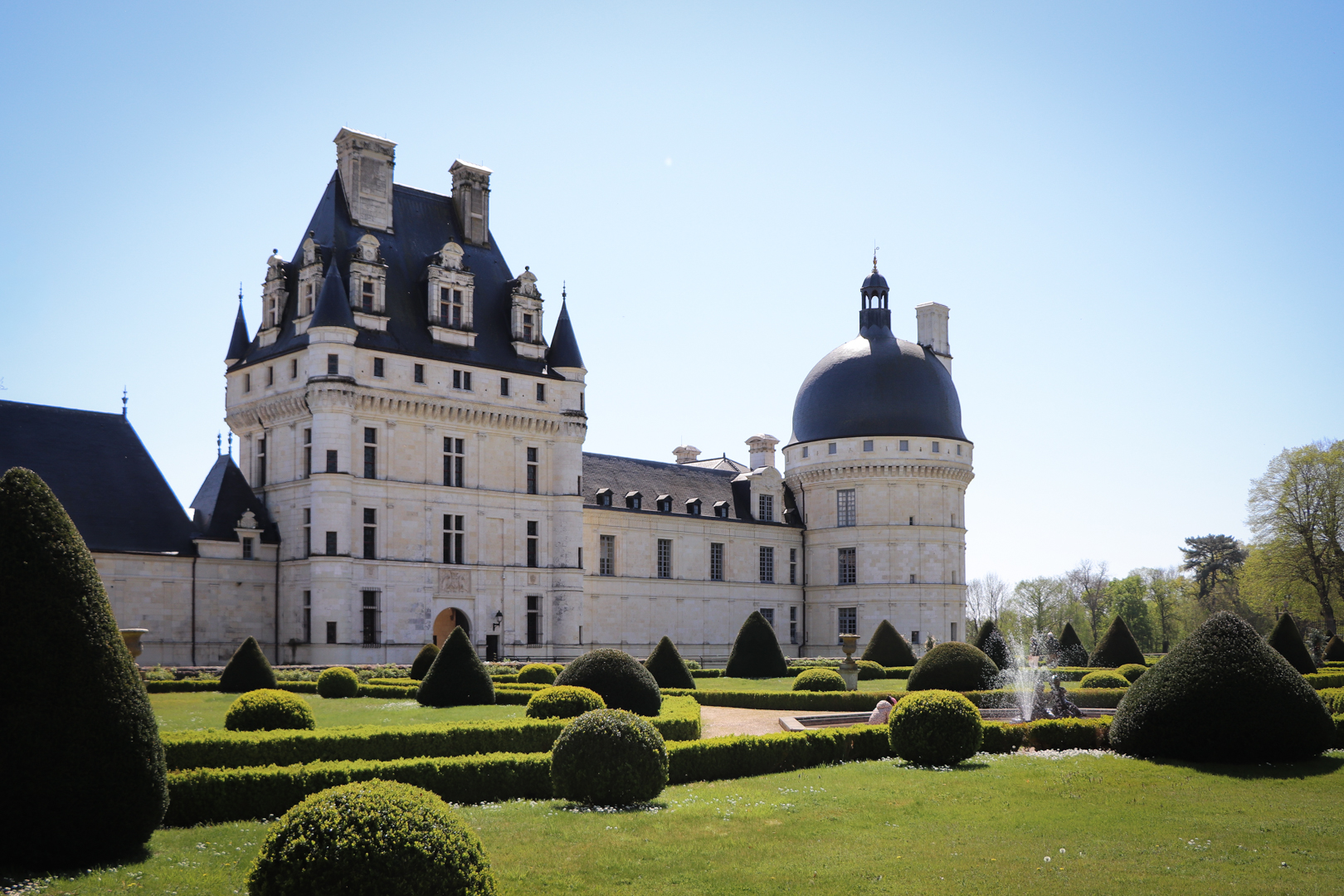 vue du château de Valençay dans l'Indre