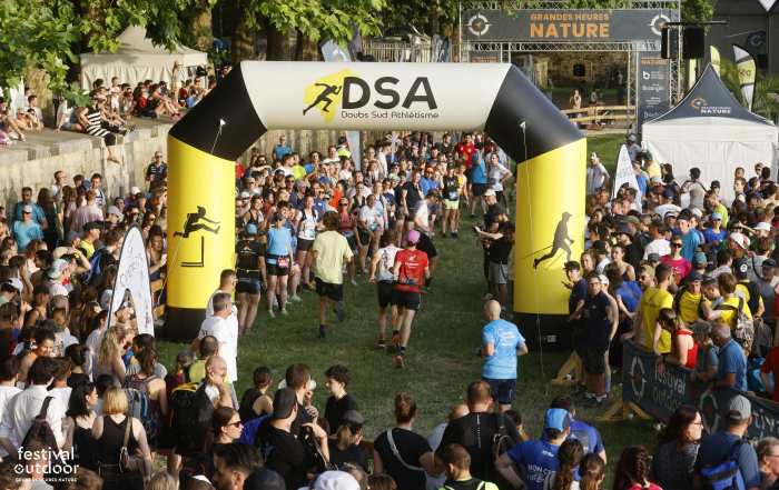 Ekiden pendant les Grandes Heures Nature à Besançon