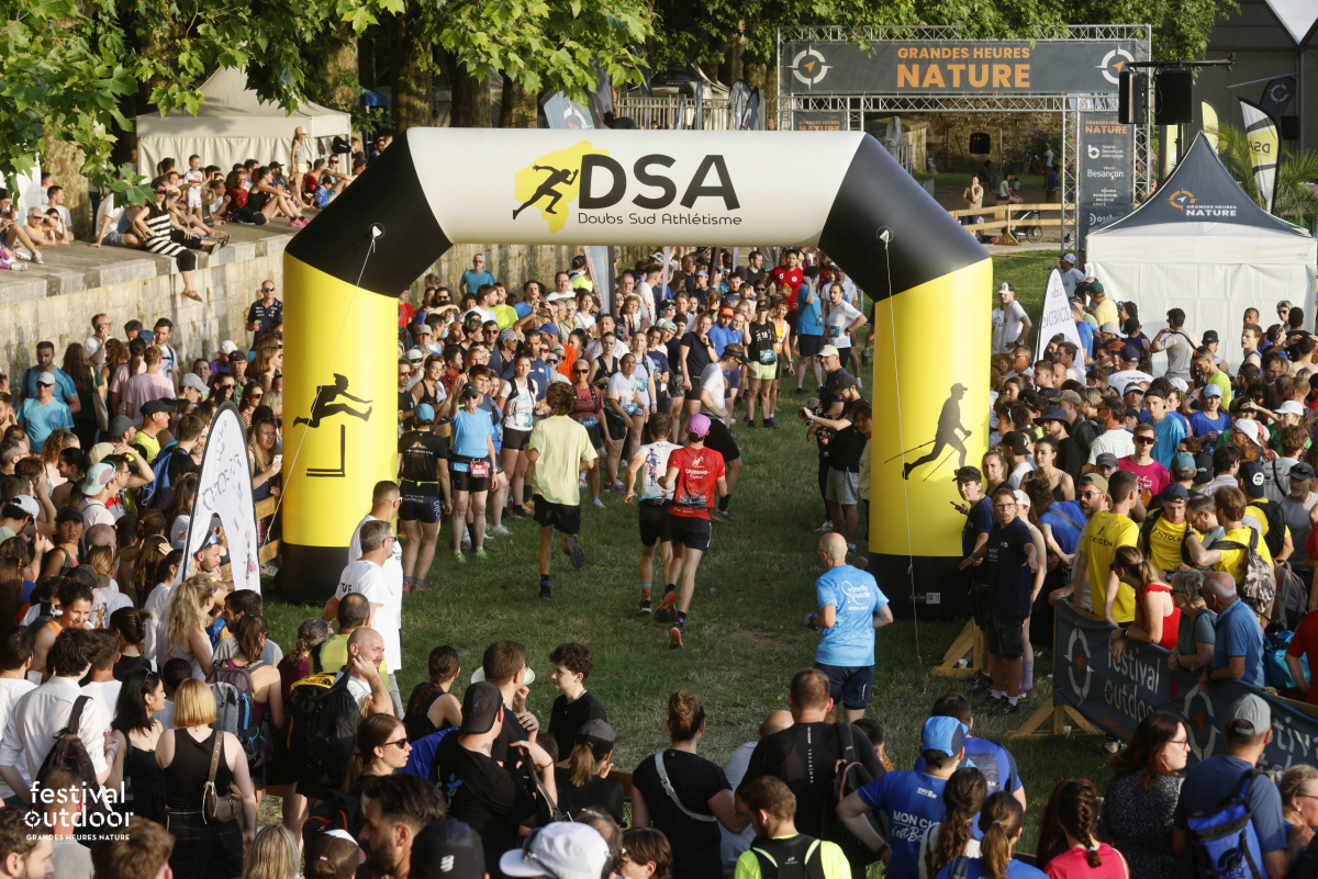 Ekiden pendant les Grandes Heures Nature à Besançon