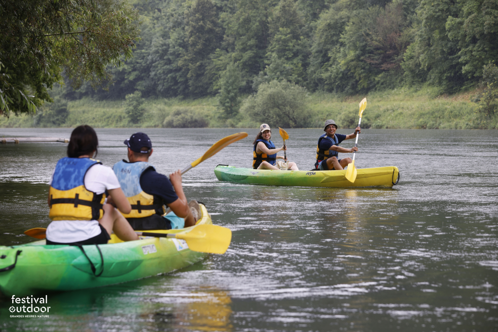 Kayak pendant les Grandes Heures Nature à Besançon
