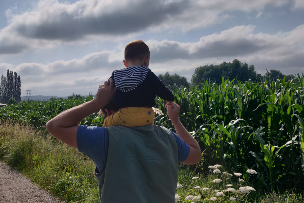 nouveau cadre de vie pour françois-xavier qui a quitté Paris en se faisant muter