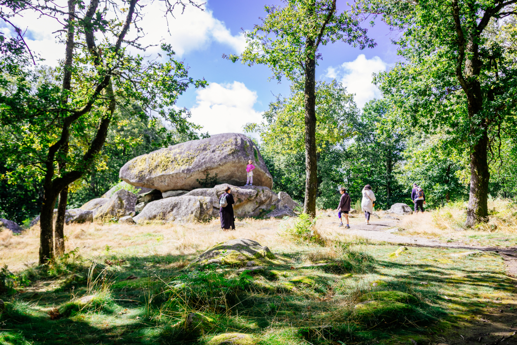 randonnée autour des Pierre Jaumatres en Creuse