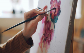 Illustration à la peinture