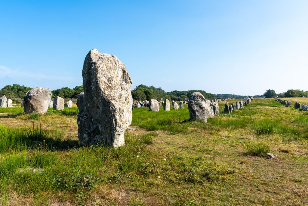 vue des alignements de Carnac