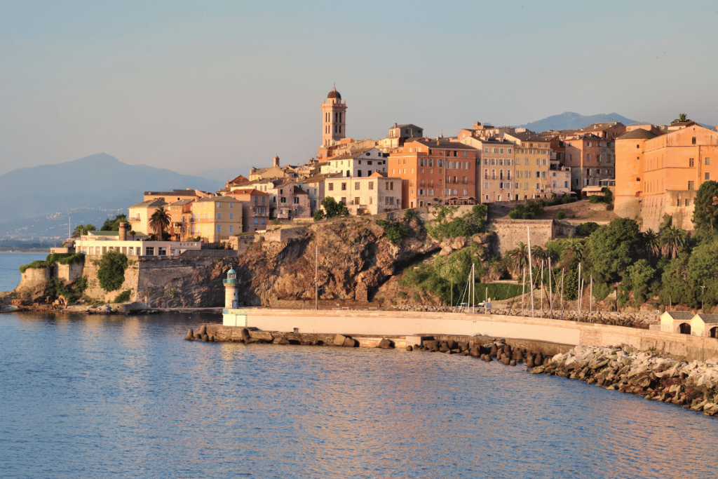 vue de Bastia, en Corse