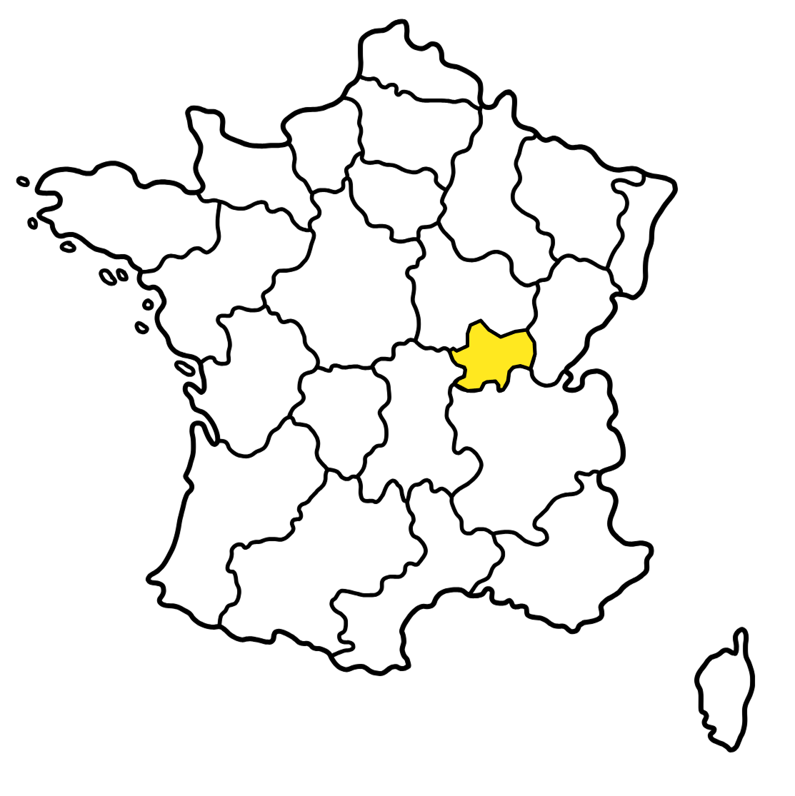 Carte Saône-et-Loire