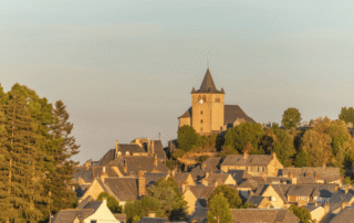 village de Laguiole, Aubrac, France