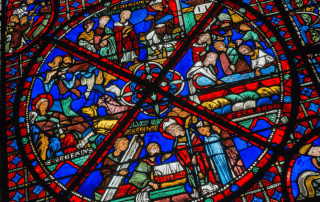 vitraux de la cathédrale de Chartres en France