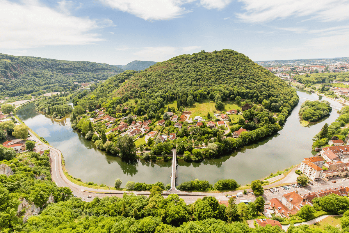 vue depuis la citadelle de Besançon